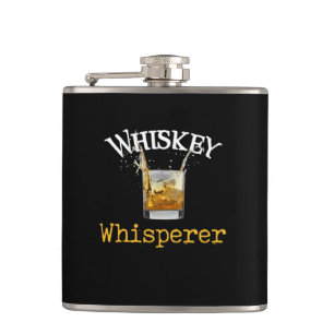 Classy Whiskey Whisperer Hip Flask