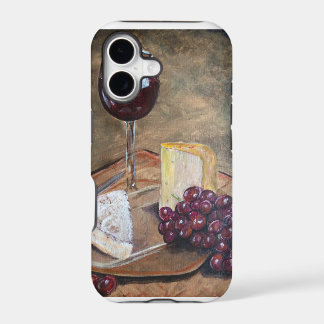 Classy Wine and Cheese Art