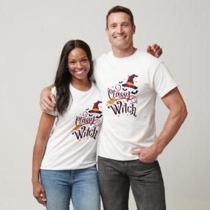 Classy Witch Halloween T-Shirt