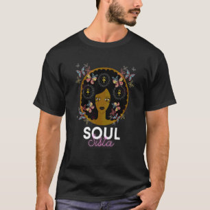 Classy Womens African Head Wrap Black Pride  Soul  T-Shirt