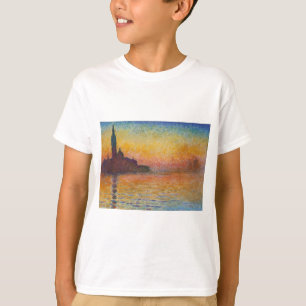 Claud Monet, "San Giorgio Maggiore by Twilight" T-Shirt