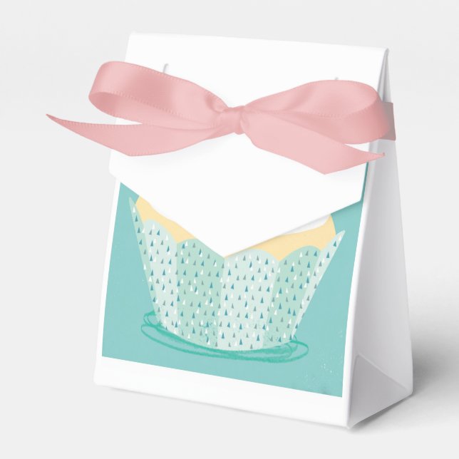 Claude Cupcake Favour Box (Front Side)