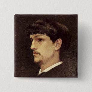 Claude Debussy  1886 15 Cm Square Badge