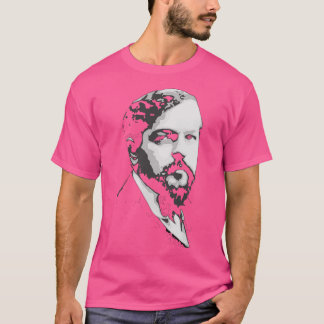 Claude Debussy Black and White T-Shirt