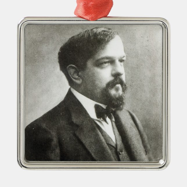Claude Debussy, c.1908 Metal Tree Decoration (Front)