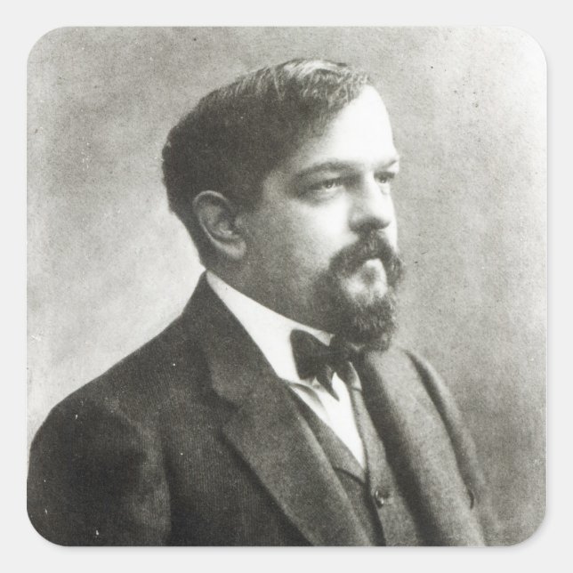 Claude Debussy, c.1908 Square Sticker (Front)