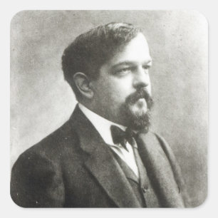 Claude Debussy, c.1908 Square Sticker