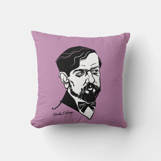 Claude Debussy Cushion (Front)