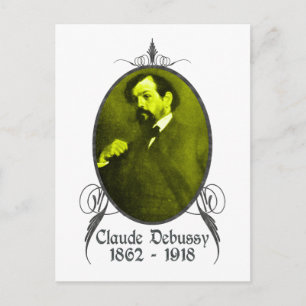 Claude Debussy Postcard