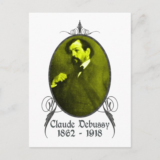 Claude Debussy Postcard (Front)