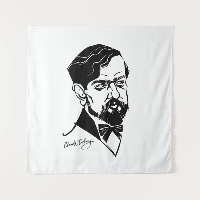 Claude Debussy Tapestry (Front)