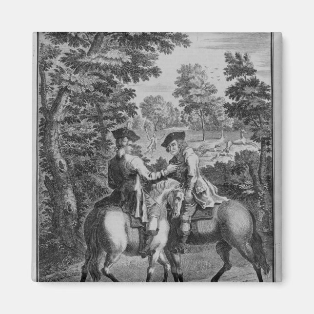 Claude Duval robbing Squire Roper Magnet (Front)