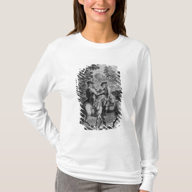 Claude Duval robbing Squire Roper T-Shirt (Front)