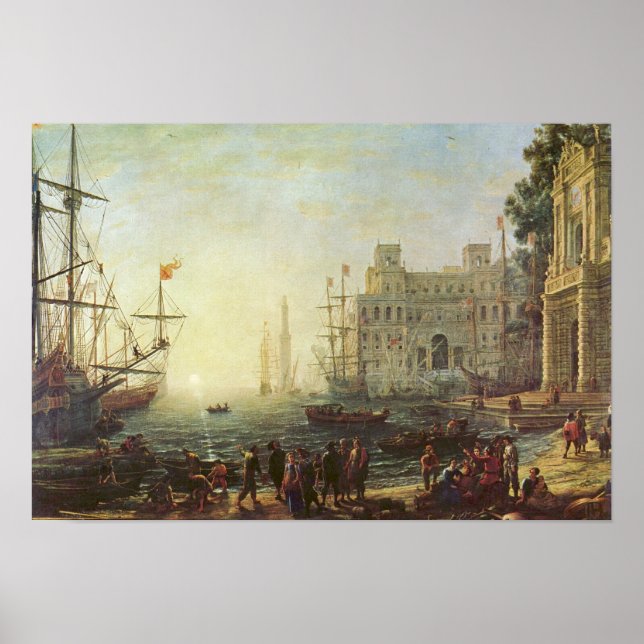 Claude Lorrain Artwork Poster (Front)