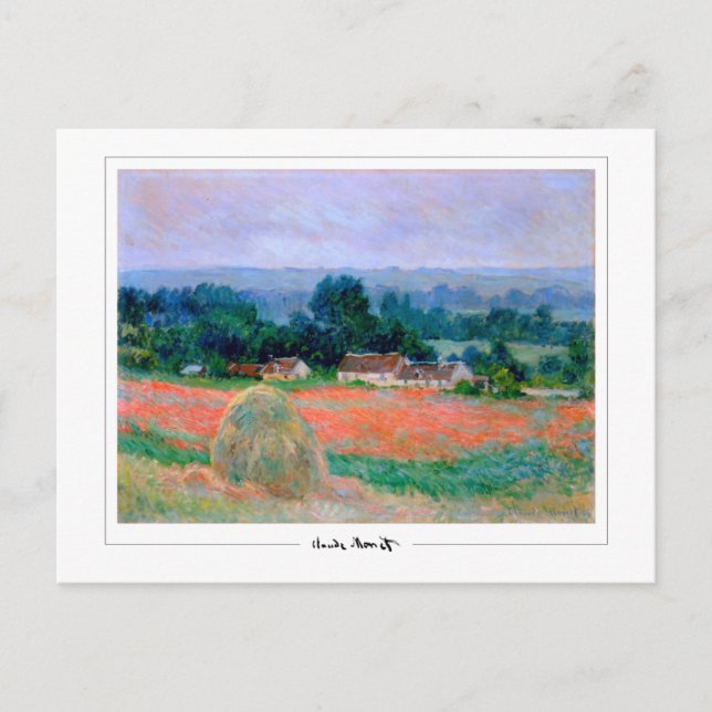 Claude Monet #160-2 - Fine Art Postcard (Front)