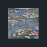 Claude Monet 1916 Vintage Water Lilies Canvas Print<br><div class="desc">A beautiful print from the Water Lilies series—this particular one is called | Water Lilies | oil on canvas painted 1916 by French Impressionist painter Claude Monet (1840 -1926). In 1899 Monet began painting the water lilies, a series of roughly 250 oil paintings, from his home in Giverny where he...</div>