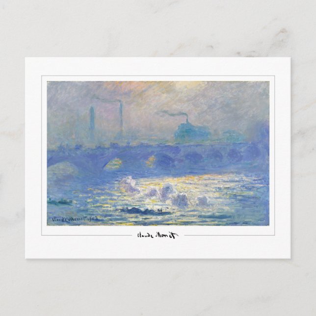 Claude Monet #25-2 - Fine Art Postcard (Front)