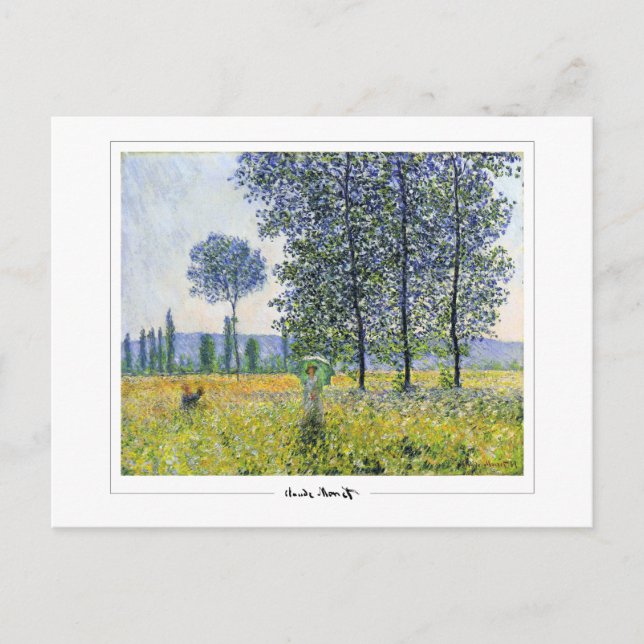 Claude Monet #327-2 - Fine Art Postcard (Front)