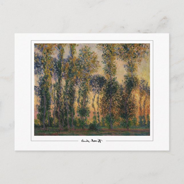 Claude Monet #355-2 - Fine Art Postcard (Front)