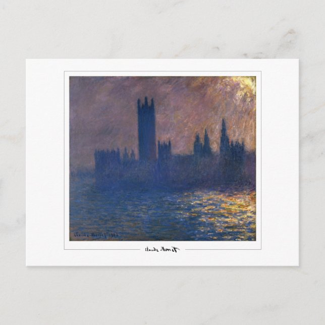 Claude Monet #57 - Fine Art Postcard (Front)