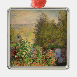 Claude Monet A Corner of the Garden at Montgeron Metal Tree Decoration
