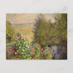 Claude Monet A Corner of the Garden at Montgeron Postcard