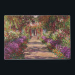 Claude Monet | A Pathway in Monet's Garden Laminated Placemat<br><div class="desc">A Pathway in Monet's Garden,  Giverny,  1902 | by Claude Monet | Art Location: Osterreichische Galerie Belvedere,  Vienna,  Austria | French Artist | Image Collection Number: XAM66441</div>