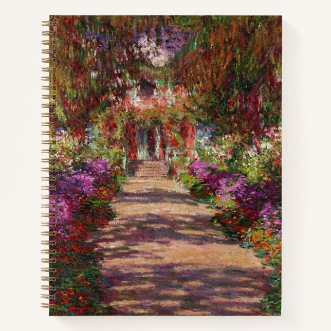 Claude Monet | A Pathway in Monet's Garden Notebook (Front)