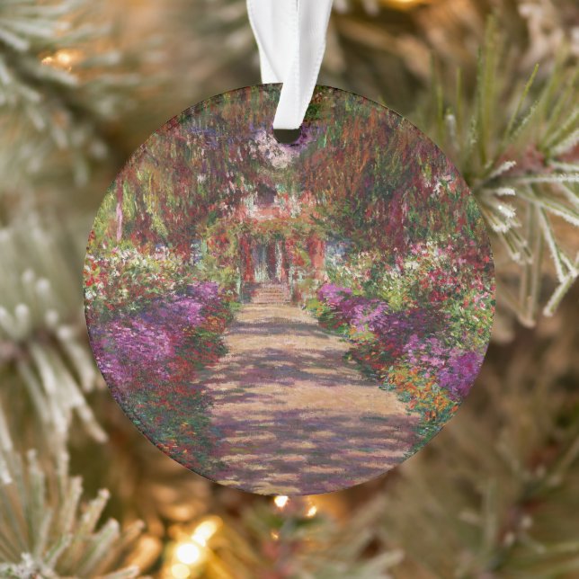 Claude Monet | A Pathway in Monet's Garden Ornament (Tree)
