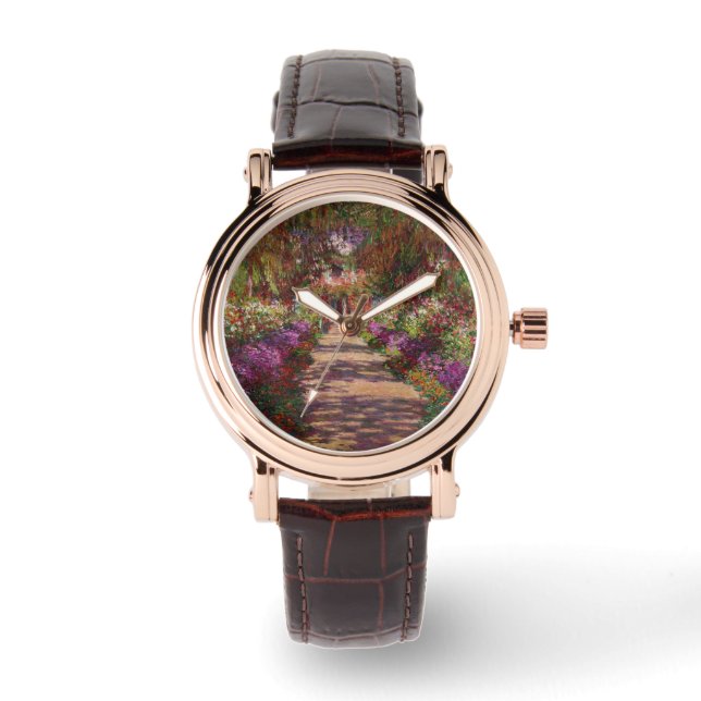 Claude Monet | A Pathway in Monet's Garden Watch (Front)