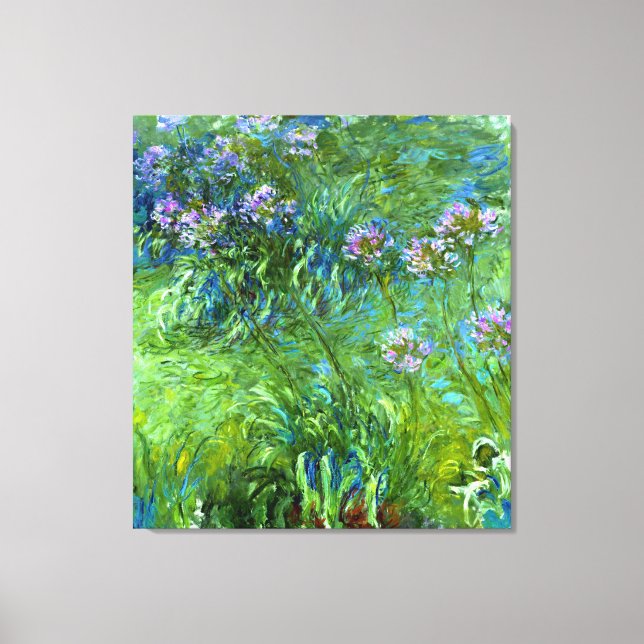 Claude Monet: Agapanthus Canvas Print (Front)