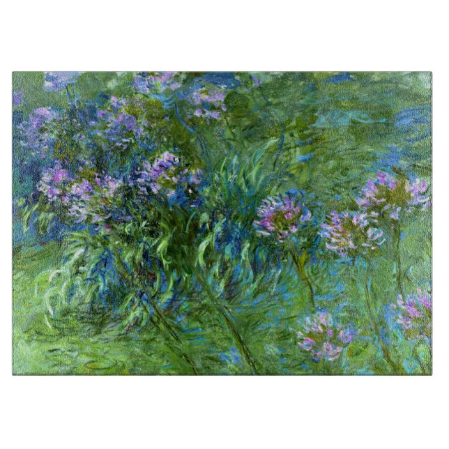 Claude Monet: Agapanthus Cutting Board (Front)