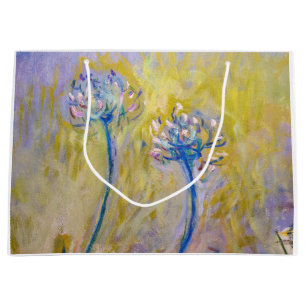 Claude Monet - Agapanthus Large Gift Bag