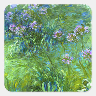 Claude Monet: Agapanthus Square Sticker