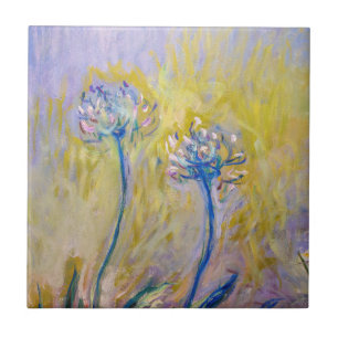Claude Monet - Agapanthus Tile