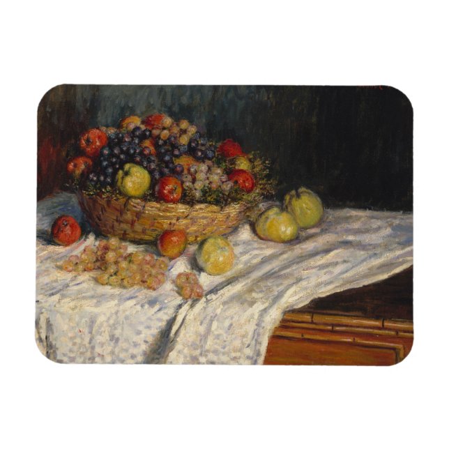 Claude Monet - Apples and Grapes Magnet (Horizontal)