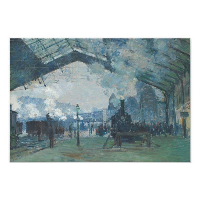 Claude Monet – Arrival of the Normandy Train Photo Print (Front)