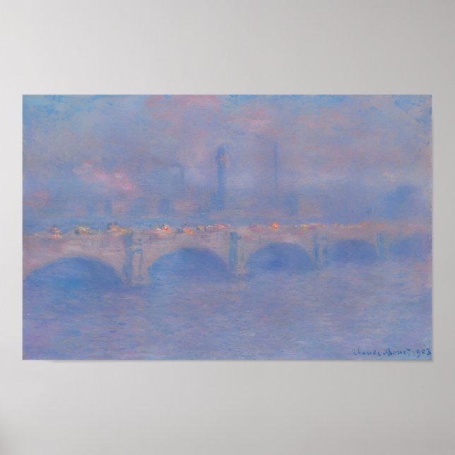 Claude Monet art Poster (Front)