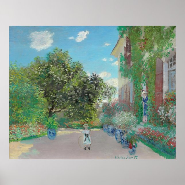 Claude Monet art Poster (Front)
