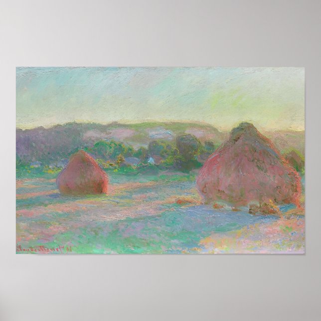 Claude Monet art style Poster (Front)
