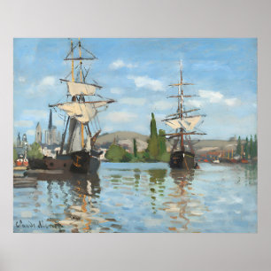 Claude Monet art style Poster