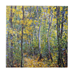 Claude Monet art: Wood Lane, painting by Monet Tile