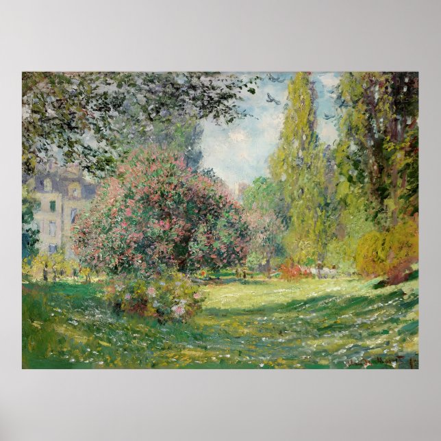 Claude Monet art work Poster (Front)