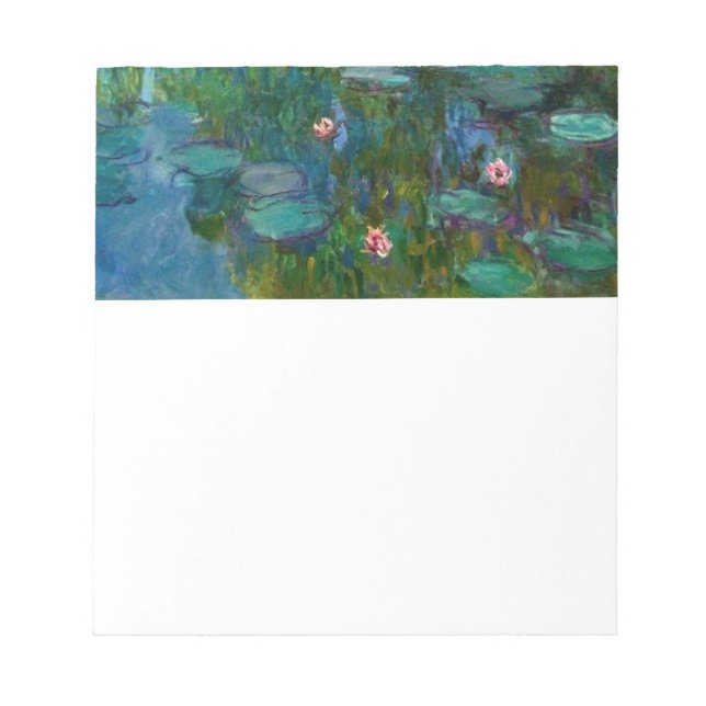 Claude Monet Artist Painter Destiny Gifts Notepad (Front)