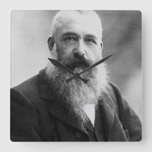Claude Monet Artist Painter Destiny Gifts Square Wall Clock