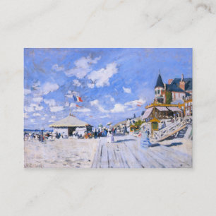Claude Monet: At the Beach of Trouville Business Card