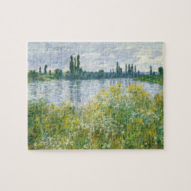 Claude Monet | Banks of the Seine, Vetheuil, 1880 Jigsaw Puzzle (Horizontal)