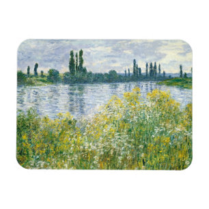 Claude Monet Banks of the Seine, Vetheuil, 1880 Magnet