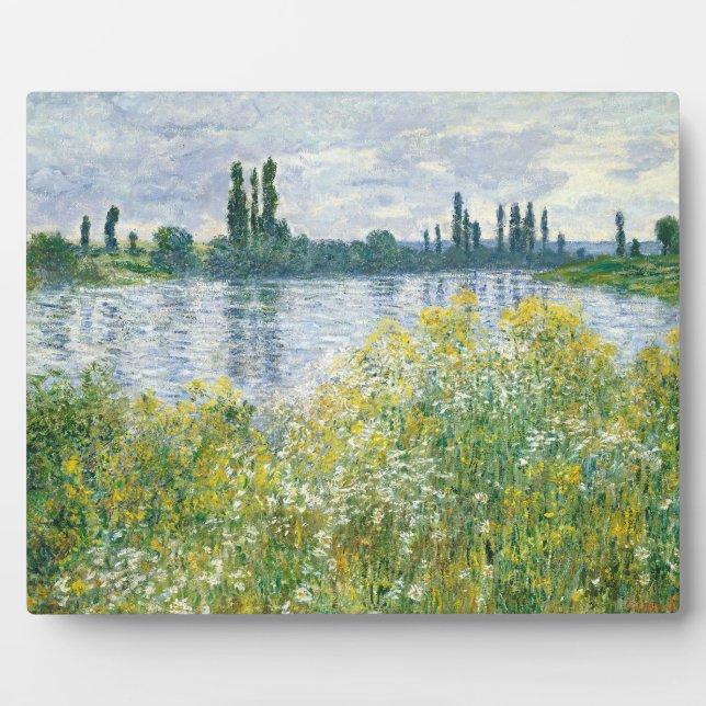 Claude Monet | Banks of the Seine, Vetheuil, 1880 Plaque (Front)