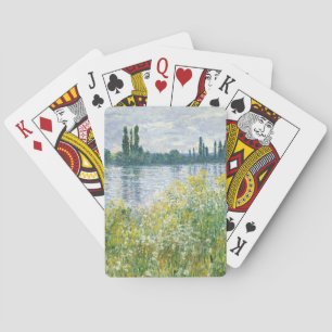Claude Monet Banks of the Seine, Vetheuil, 1880 Playing Cards